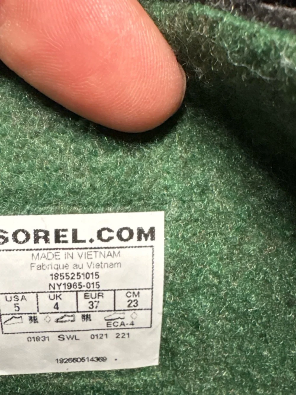 Sorel Kids Black and Red Insulated Snow Boots